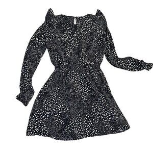 Forever 21 // Black Spotted Dress // Small